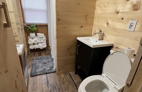 Olamon Cabin | Rustic cabin overlooking beautiful Penobscot River. Great smallmouth fishing!