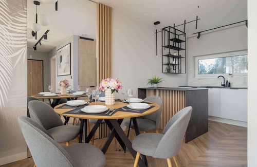 Tychy Apartment | Barona 51 Tychy | Air Conditioned Apartment with Parking and Desk