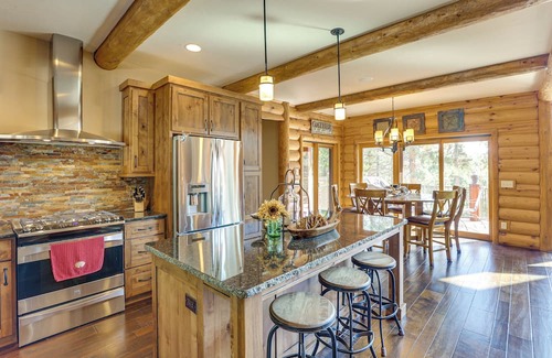 Deadwood Cabin | Hike, Fish & More: Grand Cabin w/Decks in Sturgis