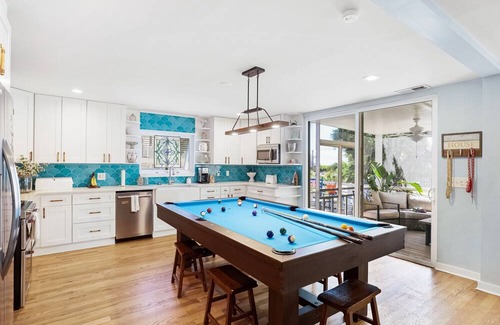 Folly Beach House | Coastal dog-friendly home with pool, ocean views & fenced yard