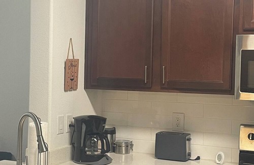 Frisco Apartment | 1BR Suite with Balcony + Pool View in Frisco Near Legacy West & The Star