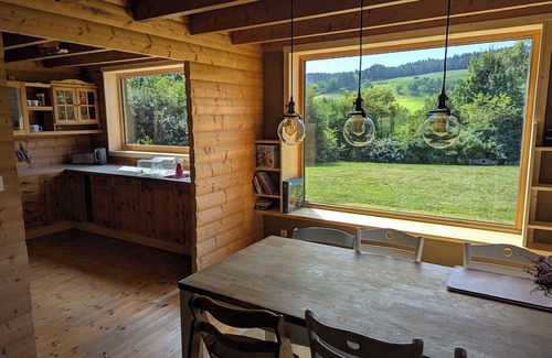 Lippersdorf-Erdmannsdorf House | Idyllic wooden house in the countryside
