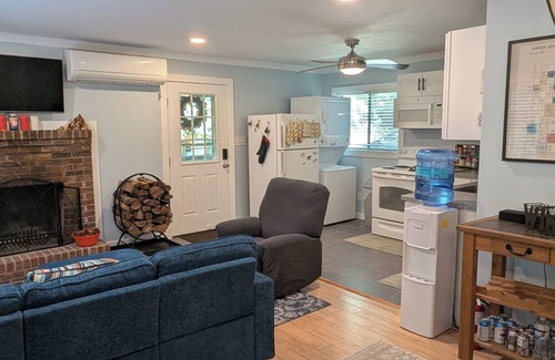 Bergton Cabin | Serenity Haven - dog-friendly cabin with grill, hot tub, firepit