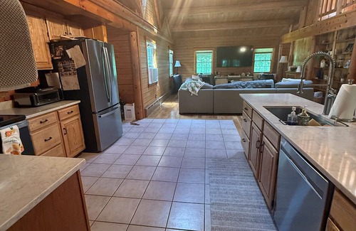 Bethel Cabin | Spacious 3BR Home with Fire Pit, Loft & Private Patio