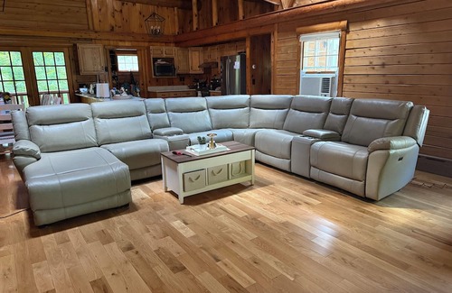 Bethel Cabin | Spacious 3BR Home with Fire Pit, Loft & Private Patio