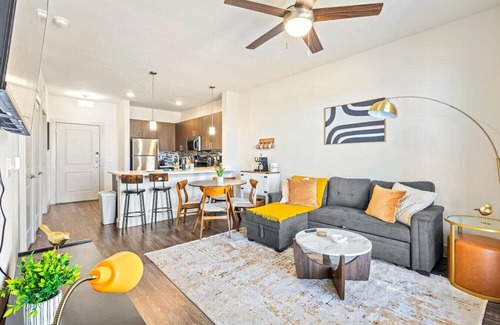 Vickery Meadow Apartment | Sunlit Suite w/Resort Pool & Gym by Midtown Blvd