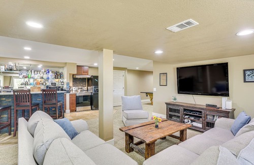 Highlands Ranch Apartment | Game Room, Home Gym & Deck: Littleton Apartment