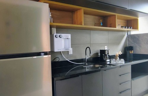 Manaira Apartment | Spacious flat 1 block from Manaíra Beach and shopping malls, large balcony