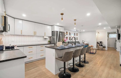 Edmonton House | Private theatre, themed rooms, and comfort near Whyte Ave & Downtown