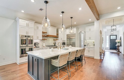 Manvel House | Heated Pool: Family-Friendly Houston Area Home!