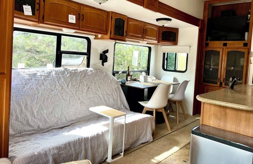 Baca Grande House | Cozy, private, big 1 bedroom RV. Walk to Crestone Ziggurat