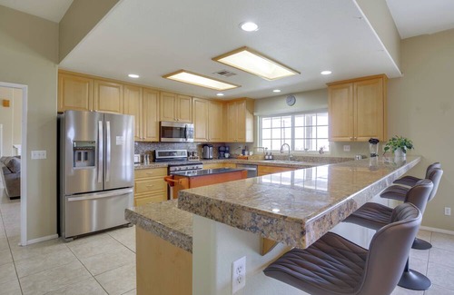 Desert Hot Springs House | Mtn-View Oasis w/2 Patios in Desert Hot Springs!
