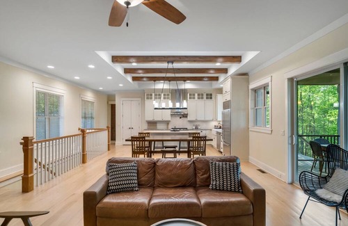 Catawba House | Cozy Lakefront Getaway w/Dock, Fire Pit, Screened Porch & Hot Tub