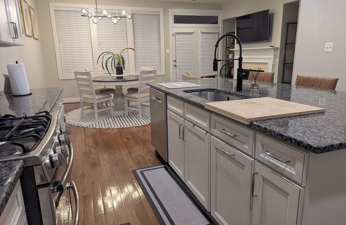 Rockville House | Stylish 4BR/3BA Townhome in Crown Gaithersburg, Walk to Rio, Pool, & Restaurants