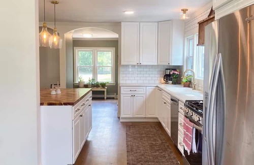 Gouverneur House | Charming 3-bedroom house in Gouverneur with private basketball court.