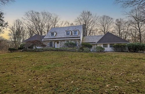 Redding Ridge House | Cozy Lakeside Home with 3 Fireplaces & Garage.