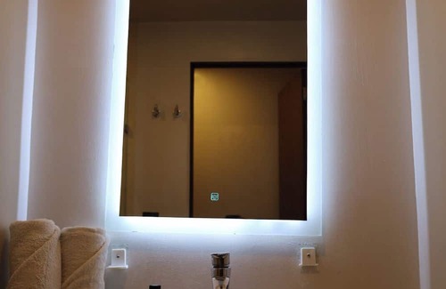 Tlaxcala Hotel | Comfortable room with king size bed in the heart of downtown Tlaxcala.