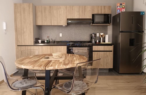 Xochimilco Apartment | Modern Apartment. Best rooftop view in Mexico.