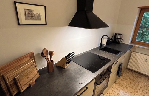 Hohenaschau im Chiemgau Apartment | Apartment Stubn Zellerhorn 76 sqm, 2 bedrooms, living room with sofa bed and balcony