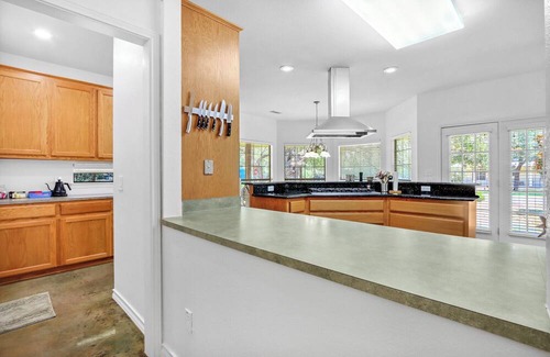 Kyle House | Charming Kyle Retreat with Pool, Porch & Walk to Downtown