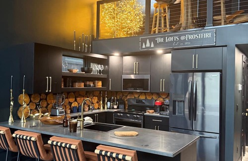 Cavalier County Cabin | The Lofts @ Frost Fire- Cabin B