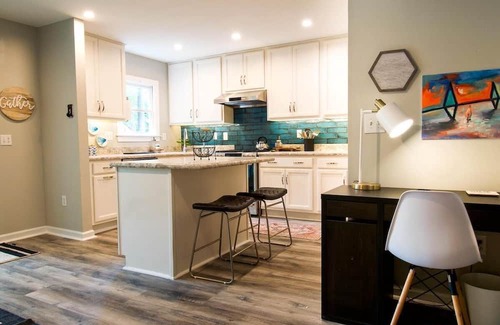 North Charleston House | The Landing Spot: Pool + Ping-Pong + Mod Style!