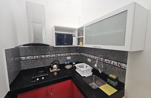 Los Cedros Apartment | Fully equipped studio with kitchen; ideal for long stays.
