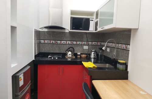 Los Cedros Apartment | Fully equipped studio with kitchen; ideal for long stays.