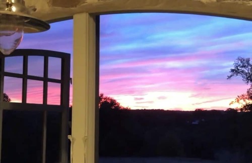 Griffin House | Unique experience at a secluded barn home on land with gorgeous sunset views.