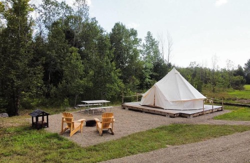 Miller Lake House | "Fox's Den" Glamping Tent