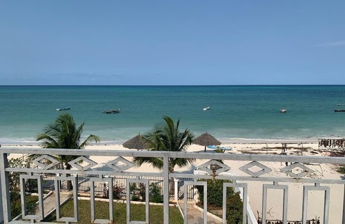 Pwani Mchangani Villa | Villa Blue FishnIt's is Beach Front Villa with Swimming Pool suitable for famil