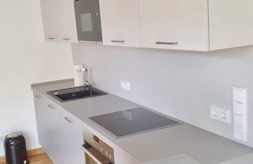 Hakenfelde Condo | Eiswerder - Inselwohnung in der Havel mit Balkon