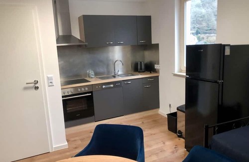 Neuerburg Apartment | Fewo Südeifel - apartment/apartment, shower, WC, 1 bedroom