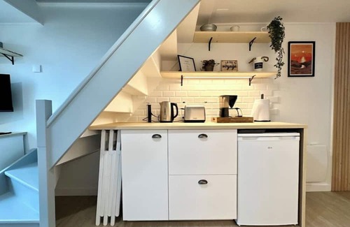 Saint-Hilaire-de-Riez Apartment | New cocooning studio/beach, private parking + Wi-Fi