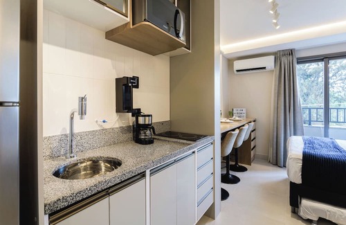 Santo Amaro Apartment | Your studio well located in SP! |Vacancy| Air |Wifi| Subway |Consulate| Cinema
