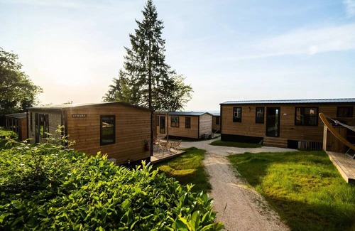 Payrac Ski Chalet | Camping Sunêlia Le Séquoia * - Chalet Prestige 35m² 2 chambres - Clim 5 personnes