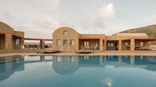 Vlychada House | Villa Fragrant olive trees Exclusive 12guests