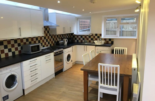 Quiet spacious basement and ground floor apartment