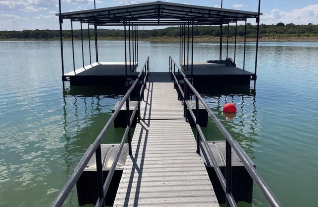 3 bedroom 2 bath lake home with covered dock