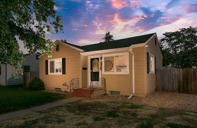 Conveniently located home with large fenced yard