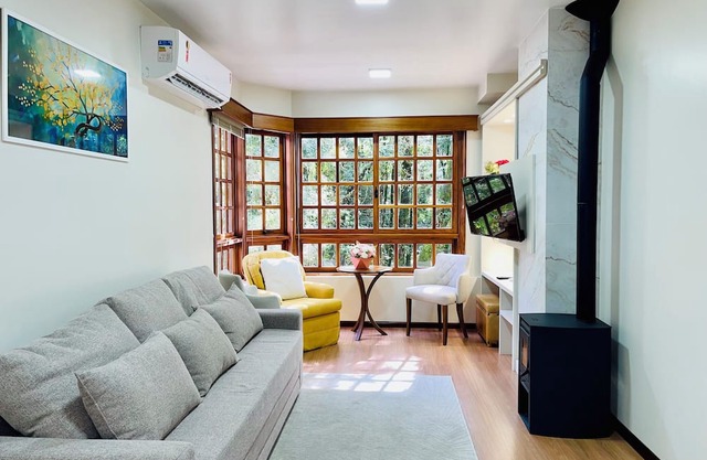 Apartment in the heart of Gramado, about a 10-minute walk from Rua Coberta