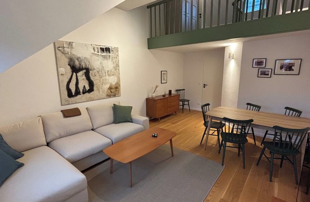 Apartment Stubn Laubenstein 90 sqm, 3 bedrooms, living room with sofa bed and balcony