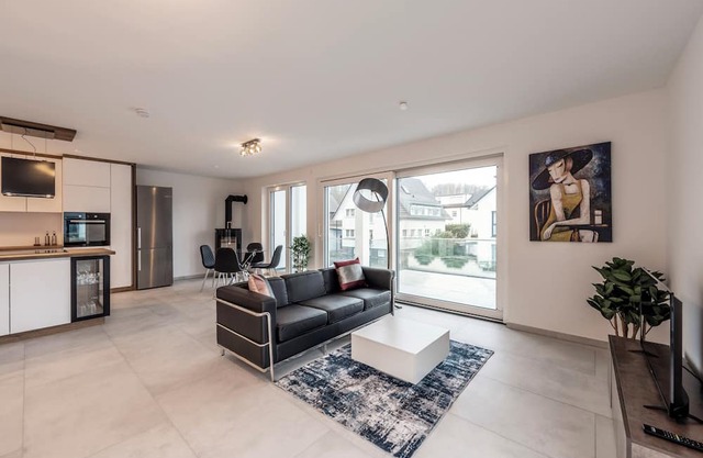 EXQUIS 2-Room Luxus Apartment USM I Fireplace I TerraceI Parking I US Army