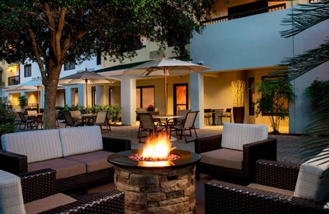 Walk to Shops & Restaurants From This 2 Spacious Rooms with Indoor Pool