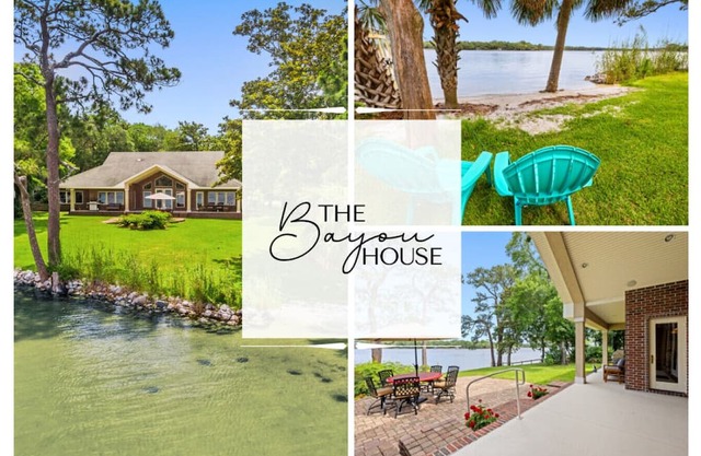 Waterfront Home on the Bayou, Pet Friendly