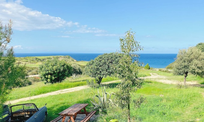 Kucukerenkoy Villa | Scops Nest Seaside Holiday Home North Cyprus, huge garden, amazing sea views