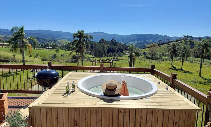Rancho Queimado House | Cabana Pôr-do-Sol - Rancho Queimado/SC