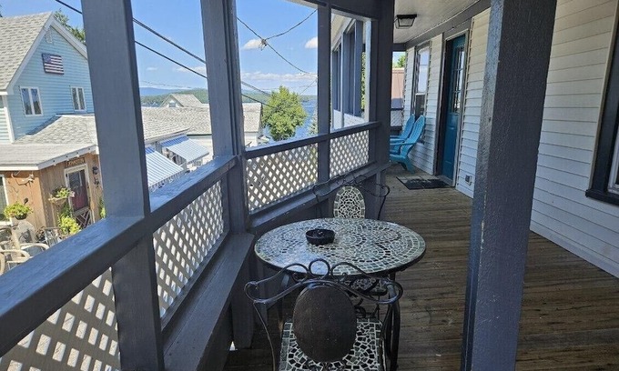 Weirs Beach Apartment | Condo with Lake access, min walk of Weirs Beach.