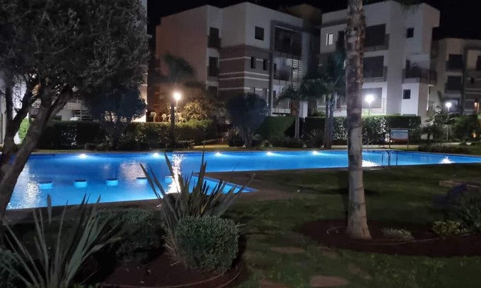 Bouskoura House | Cozy Green Hill family-friendly apartment w/ Swimming Pool