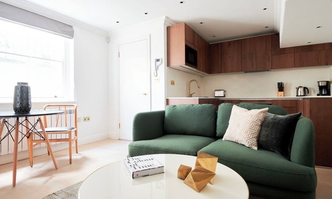 Lancaster Gate Apartment | Sonder Kensington Town House | Lower-Level One-Bedroom
